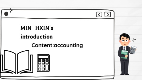 Black and White Doodle Self Introduction Presentation