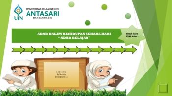 E-MODUL ADAB BELAJAR KELAS 1