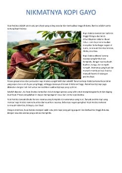 NIKMATNYA KOPI GAYO_Neat