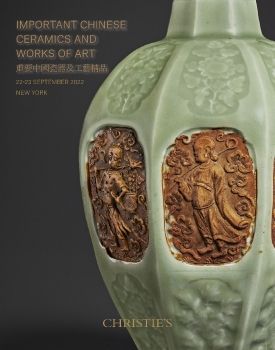 Christie's, NYC Important Chinese Works Of Art Sept. 22-23, 2022