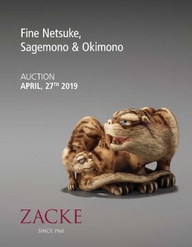 Fine Japanese Netsuke, Sagemono, Oikimono April 29, 2019 Galerie Zacke