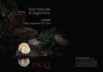 Fine Japanese Art September 25, 2020 Galerie Zacke Netsuke and Sagemono