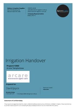 Arcare Templestowe Handover