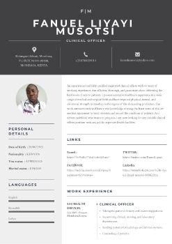 Dr. Fanuel Liyayi Musotsi CV