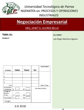 Negociacion Empresarial