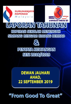 LAPORAN TAHUNAN KOPERASI SESI 2018//2019