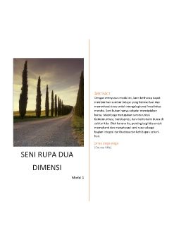 SENI RUPA DUA DIMENSI