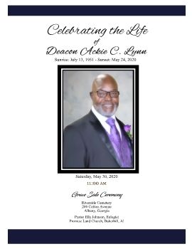 Deacon Ackie C. Lynn Celebration of Life Flipbook_Neat