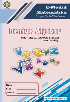 E-Modul Bentuk Aljabar VII (Flip PDF Pro)
