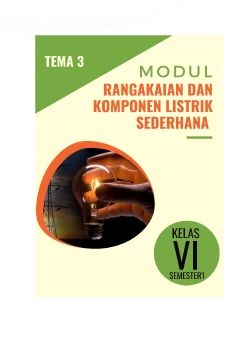 E-Modul IPA Kelas VI Semester I Tema III