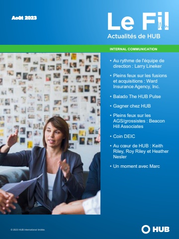 The HUB Pulse August 2023 French