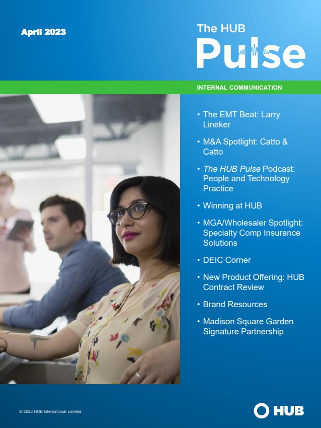 The HUB Pulse April 2023 Newsletter