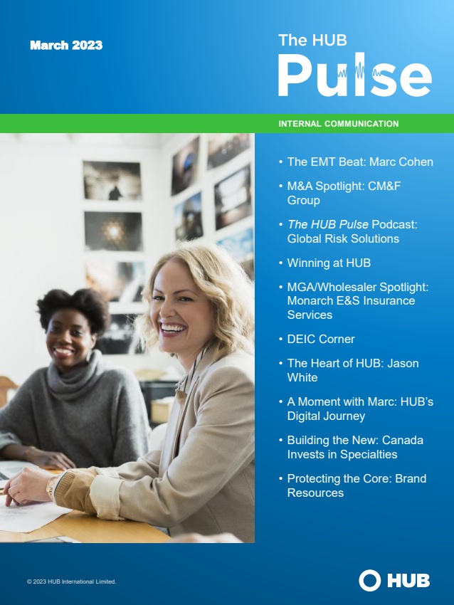 The HUB Pulse March 2023 Newsletter