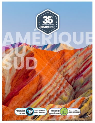 Brochure amérique du sud 2026