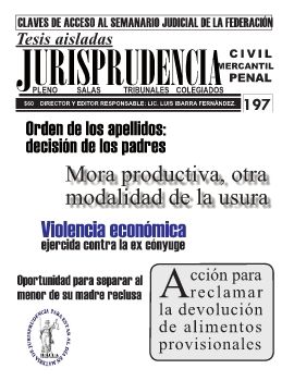 JURISPRUDENCIA CIVIL MERCANTIL PENAL No. 197