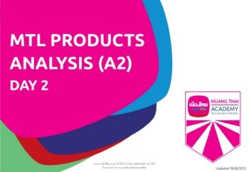 A2 MTL Products Analysis Day2