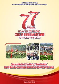 Infographic 77 năm ngày truyền thống Công an nhân dân Việt Nam