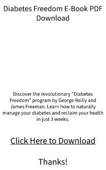 PDF eBook Download - Diabetes Freedom by George Reilly & James Freeman