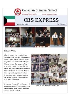 CBS Newspaper - Nov 16