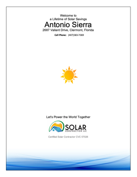 Antonio SIerra MISSION SOLAR