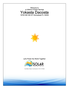 Yokasta Dacosta. MISSION SOLAR