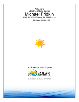 Mikhail Fridkin MISSION SOLAR