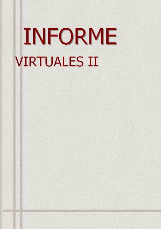 REVISTA DE INFORME CLASES VIRTUALES 2