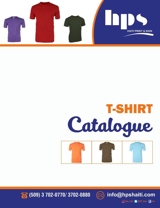 Catalogue T-shirt