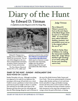 Diary of the Hunt