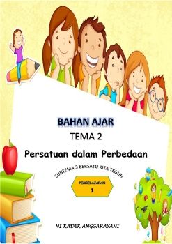 Bahan Ajar e-Book Tema 2 Subtema 3 Pembelajaran 1
