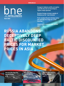 bneMagazine March 2023 oil discount 