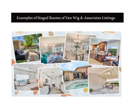 Van Wig & Associates ~ Examples of Staged Listings