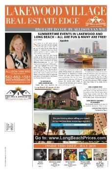 Allisons Newsletter, Lakewood Village - July 2019 Issue