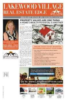 VAN WIG & ASSOCIATES LAKEWOOD VILLAGE NEWSLETTER ~ JULY 2020