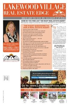 Van Wig & Associates Newsletter, Lakewood Village ~ September 2019 Issue