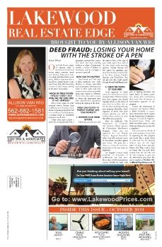 Van Wig & Associates Newsletter,  Lakewood Edge ~ October 2019 Issue