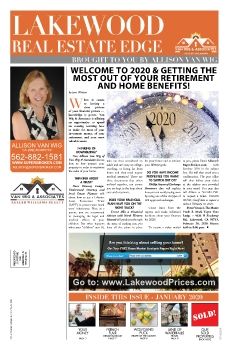 Van Wig & Associates Newsletter,  Lakewood Edge ~ January 2020  Issue