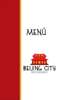 MENU BEIJING CITY TAMAÑO OFICIO