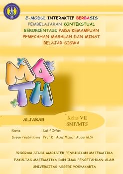E-Modul Interaktif Berbasis Pembelajaran kontekstual