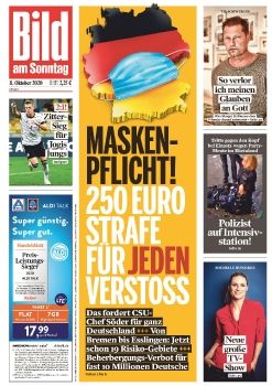 BilD am Sonntag vom (⭐11. Oktober 2020)