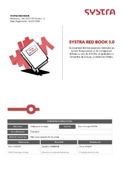 SYSTRA RED BOOK V5.0