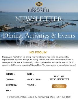 CLUB NEWSLETTER 4-1-19