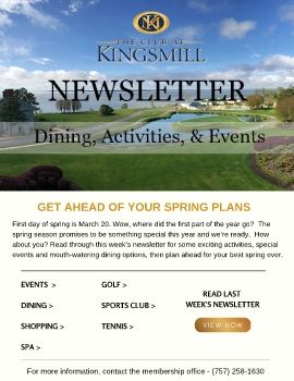 CLUB NEWSLETTER 3-18-19