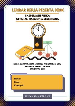 E-LKPD PJBL STEM Getaran Harmonis Sederhana