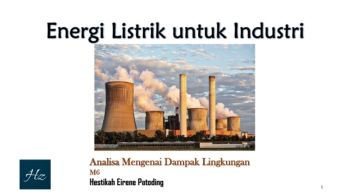 M6 AMDAL Energi Listrik Untuk Industri dan Pemanfaatan Batubara