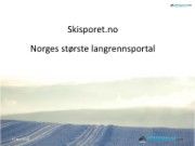 Skisporet.no - Norges største langrennsportal