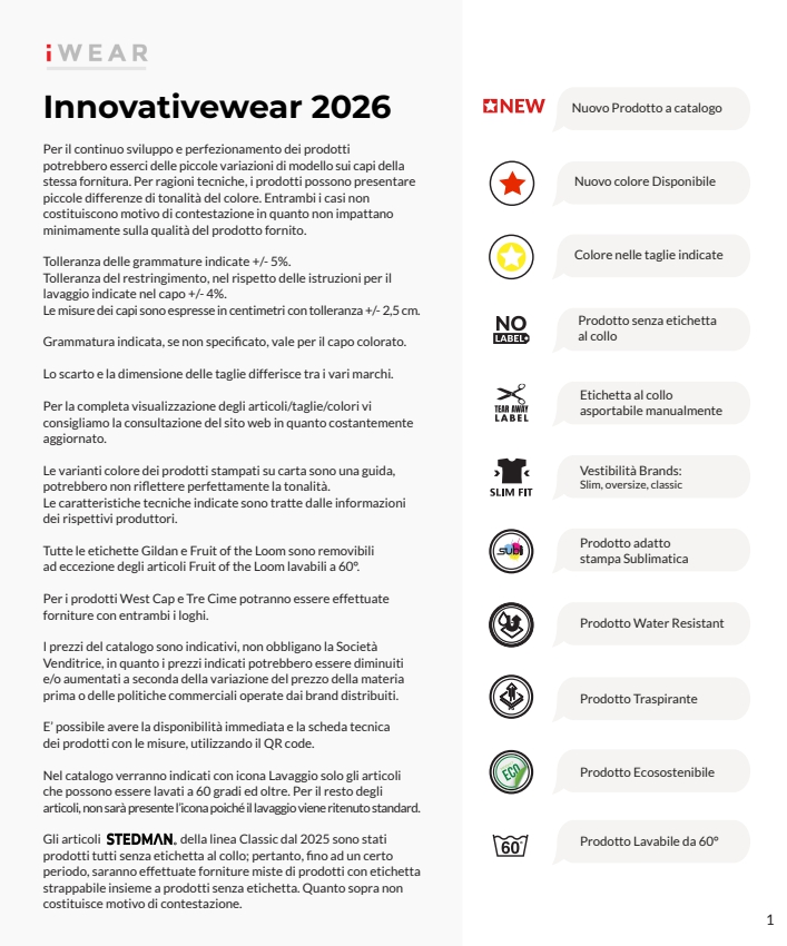Catalogo iWEAR 2026