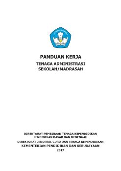 Buku Panduan Kerja Tenaga Administrasi Sekolah Dek pit 2022