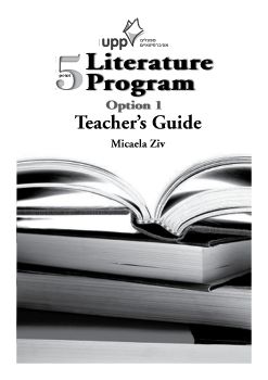 Point 5 Literature Program Option 1 Teachers Guide (2) (1)