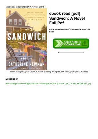 ebook read [pdf] sandwich a novel full pdf